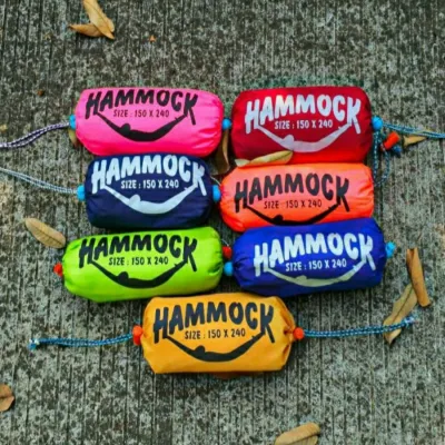 Hammock outdoor hammock single hammock murah hamock Hamok Hemok ayunan gantung size 250 x 150