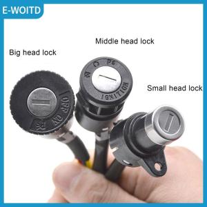 【E-WOITD】 Ignition Switch Key Power Lock Universal Electric Bicycle Biking Portable Dustproof Cycling Parts for Electric Scooter
