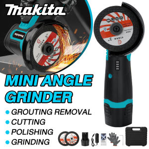 MAKITA Cordless Angle Grinder 168V Portable Electric Angle Grinder Grinding Tool Mini Handheld Cutter