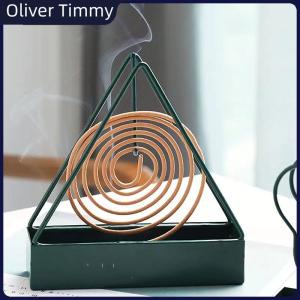 [Oliver Timmy] Iron Mosquito Holder Incense Holders Incense Frame Modern Repellent Incense Rack for Household Bedroom Patio