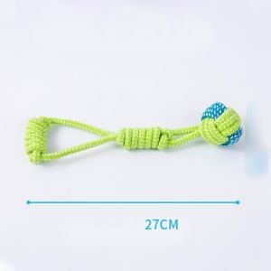 Đồ chơi bện thừng nhai gặm luyện răng cho chó (màu ngẫu nhiên) size S– Đen Ta pet shop