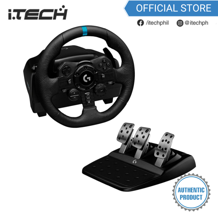 Logitech G923 Racing Wheel and Pedal for PS5, PS4 and PC - Black ...