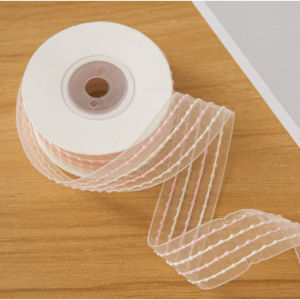 Colorful Wave Plaid Ribbon Handmade DIY Material Packing