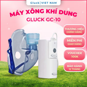 Máy xông khí dung Gluck GC-10 trị viêm họng sổ mũi cho bé và người lớn cầm tay tại nhà