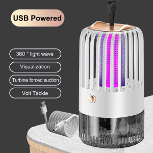 Electric Shock Mosquito Killing Lamp Home Indoor USB Charging Mosquito Repellent Lamp Outdoor Can Be Hung to Lure Flies Mosquit