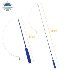 【New Arrival】 Interactive Cat Toy Teaser Wand with Feather and Bell for Play and Training
