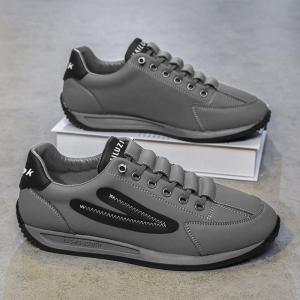 Sepatu Pria Sneakers Kasual K40 New Brand In Box Bahan Pu Leather Kualitas Import TerbaikSepatu RunningSepatu SantaiSepatu Olahraga Sport ShoesSepatu Trend Jaman Sekarang