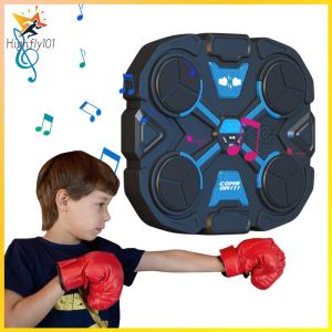 【HOSPORT】Music Boxing Machine Boxing Workout Machine Bluetooth-Compatible Boxing Wall Target Boxing Trainer for Response Training