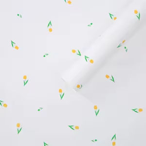 Kertas Buket Bunga Flower Wrapping Tulip Cellophane Waterproof 6179