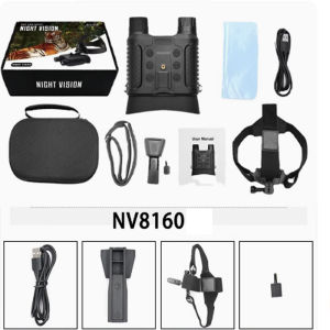 Outdoor high-definition infrared digital photography and video recording night vision binoculars head mounted night vision equipment tactical helmet telescopes