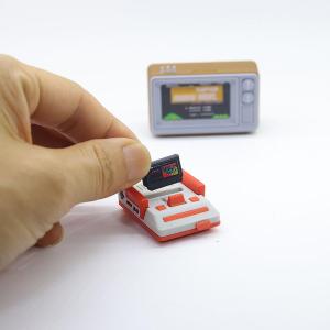 YAFEN 1 Piece 1 12 Dollhouse Simulation Miniature Nostalgic TV Game Console Model Living Room Scene Decoration Doll Accessories Toys
