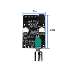 Bảng mạch khuếch đại âm thanh Bluetooth DC 5-24V 50Wx2 nhỏ gọn.
