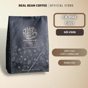 Cà Phê pha quán Culi Nguyên Chất - Vị Đậm Thơm Nồng - Pha Phin/Máy - Túi 250g - REAL BEAN COFFEE