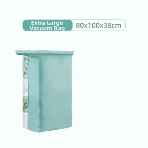 NALANILI Extra Large Vacuum Storage Bags No Pump Compression Design Space Saving Bags Space Saving Design Vacuum Bags For Clothes