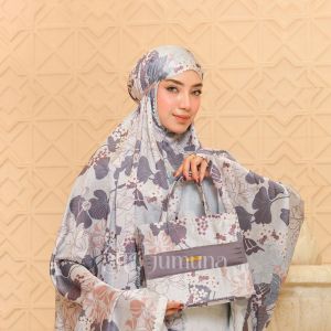 Jumuna - Mukena Dewasa Premium Silk Lasercut Alea