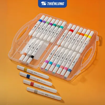 Bộ Bút 14/28 Màu Acrylic Thiên Long Colokit - Tặng 02 màu Metallic