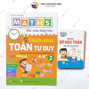 Sách - Bé Chinh Phục Toán Tư Duy Tập 2 Cho Bé 4 - 6 Tuổi - Sắc Màu Toán Học
