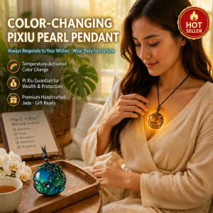 Color Changing Pixiu Pendant/Wealth Amulet Bead Necklace/Multicolor Design Lucky Charm/High Quality Material/Trendy Jewelry For Prosperity