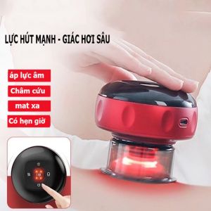 Hàng Nhật: Máy Giác Hơi Điện Cầm Tay 6 Chế Độ - Massage Giảm Đau Cạo Gió Tại Nhà Hiêu Qủa