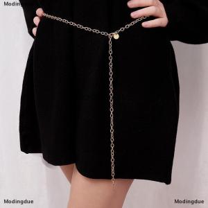 [COD] Modingdue Fashion Women Lady Waist Chain Belt Metal Color Waistband Chain Belt For Dress Shirts Clothes Accessories