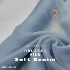 [1 METER] Kain Organza Silk Premium Grade A - Exclusive Pure Organza Satin [Bahan Lembut - Bukan Organdi]