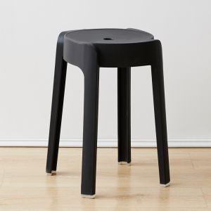 【24H Ship】PP material Plastic Stool Chair/Stackable/Round Stool/High Stool/Nordic Minimalist Chair Thickened