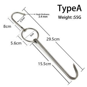 【Fast Shipping】 Stainless Steel Roast Duck Hook Outdoor Hooks Hanging Meat Hooks Butcher Hanging Hooks Mincer Tool Smoky Meat Hangers Smoker Hooks HSQ-Stainless-Steel-Meat-Hook