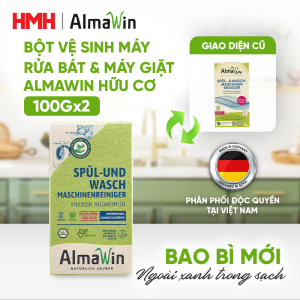 Bột Vệ Sinh Máy Rửa Bát & Máy Giặt Almawin Hữu Cơ 200gr HMH.0190200 - Miễn Phí Vận Chuyển