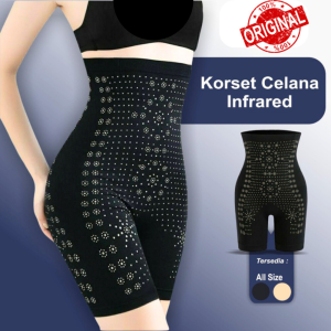 Korset Celana Infrared - Celana Korset Pelangsing Perut Buncit - Korset Wanita Viral Waist Seemless Boxer High
