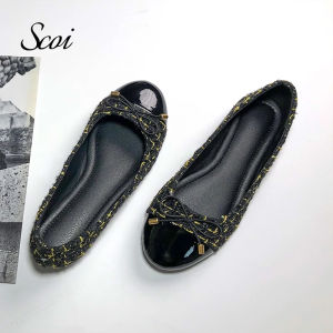 Scoi Sepatu Flat Wanita Baru Yang Nyaman Casual Shoes