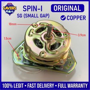 Washing Machine Spin Motor (Small Gap) SG 10mm / Spin-I Original Copper