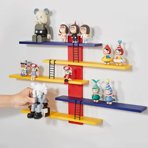 ชั้นวางโมเดล ชั้นวางติดผนัง กล่องโชว์โมเดล กล่องโมเดล - ชุดเครื่องที่ช้นแฟนเพื่อที่จะเก็บและแสดงรูปหน้าที่ Choom TV หรือ POPmart