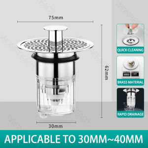 ตัวปิดท่อระบายน้ำซิงค์ห้องน้ำตัวกรองแบบป๊อปอัพท่อระบายน้ำป้องกันการอุดตันของอ่างเส้นผมอุดตันที่กรองซิงค์ป้องกันข้อผิดพลาดของกลิ่นสำหรับอ่างล้างจาน