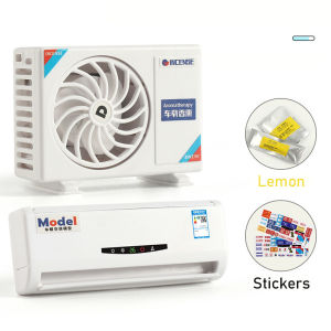 Parfum Pajangan Dashboard Mobil Model AC Air Conditioner Aromaterapi Tenaga Surya Dekorasi Hiasan Interior Mobil