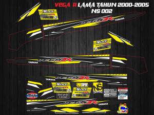 STIKER STRIPING DECAL VEGA R LAMA TAHUN 2000-2005 NS 002