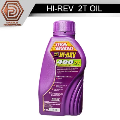 HI-REV 400 motorcycle oil 2t lubricant oil minyak 2T minyak motor 2T oil motor oil minyak mesin 2T