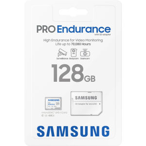 Thẻ nhớ MicroSDXC chuyên camera Samsung Pro Endurance 256GB / 128GB / 64GB / 32GB U3 A1 V30 đọc 100MB/s ghi 40MB/s - Độ bền lên đến 16 năm (Trắng) Nhất Tín Computer