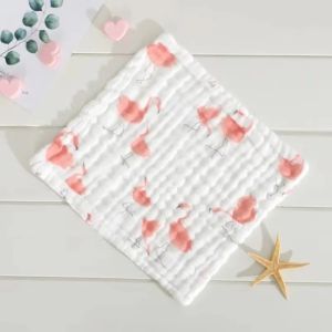Baby Handkerchief Square Towel 25x25cm 25x50cm Muslin Cotton Infant Face Towel