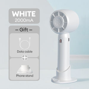 Turbo mini fan rechargable electric fan portable Mobile phone holder usb handheld fan Three-speed adjustment Wind