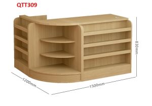 Quầy tính tiền quầy thu ngân thiết kế tiện lợi QTT309