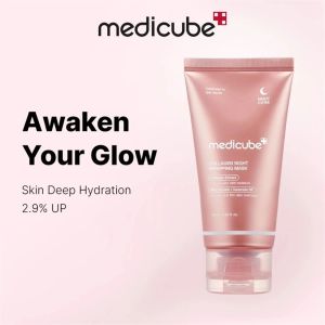 Medicube Collagen Overnight Wrapping Peel Off Facial Mask – มาส์คอลลาเจนกลางคืนแบบถอดได้! บังคับให้สารบำรุงซึมลึก ฟื้นฟูผิวขุ่น แล้วตื่นมาพบผิวเรียบเนียนเหมือนผิวเด็ก