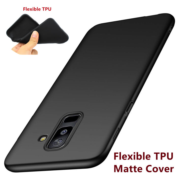 For Samsung Galaxy A6 Plus Galaxy A6+ Matte Finish Flexible TPU