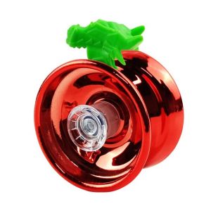 Dynamic Zone Yo Yo Unresponsive For Professionals Beginners Alloy Professional Yo Yo Ball Bearing Butterfly Type Child Adult Interesting Toy Gift High Speed Bearings Special Props Metal Yoyo (Gold/Red/Blue)