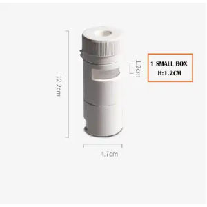 Zeekea 3 in 1 Portable Pill Cutter&Crusher with Pill Holders 7 Day Small Compartments Daily Medicine Storage Box