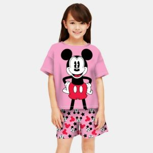 Setelan Anak Perempuan Umur 3-15 tahun Terbaru Mickey /Stelan Anak/ Stelan Anak cewek