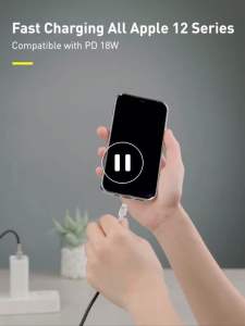 Baseus สายชาร์จ Type-C ไป Ip Pd 20 วัตต์ สำหรับ Iphone 13 cable Type C to Lightning
