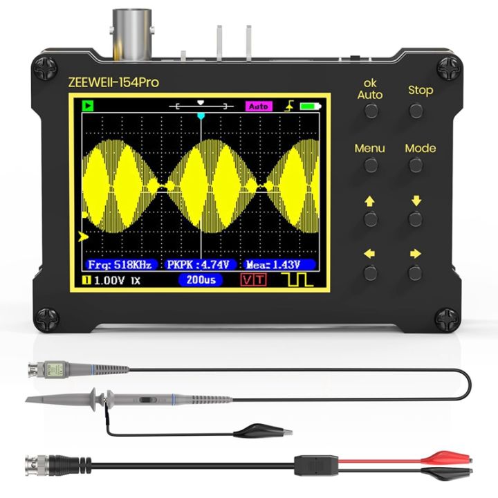 (TCRD) Handheld Digital Oscilloscope Built-in Function Generator,40MSa ...