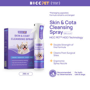 HICC PET (Formerly 2X Power Pet Spray) Skin & Coat Cleansing Spray Hot Spot Care Skin Scratching for All Pet 290ml