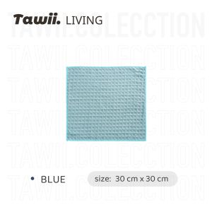 Tawii. Super Absorbant Coffee Bar Towels Waffle Rag Small Square Towel For Kitchen Quick-Drying Hand Towel