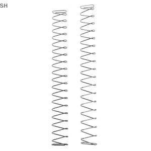 🚗🛵SH 1.0mm Wire Diameter Square Flat Spring Compression Spring